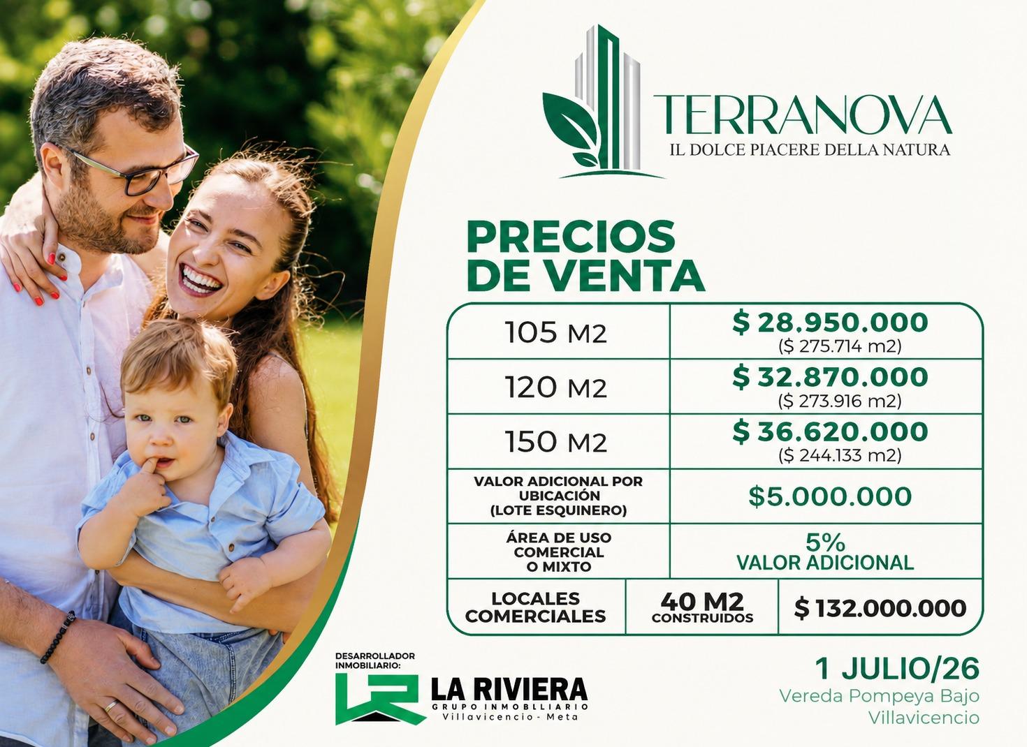 Ficha técnica y precios de Terranova