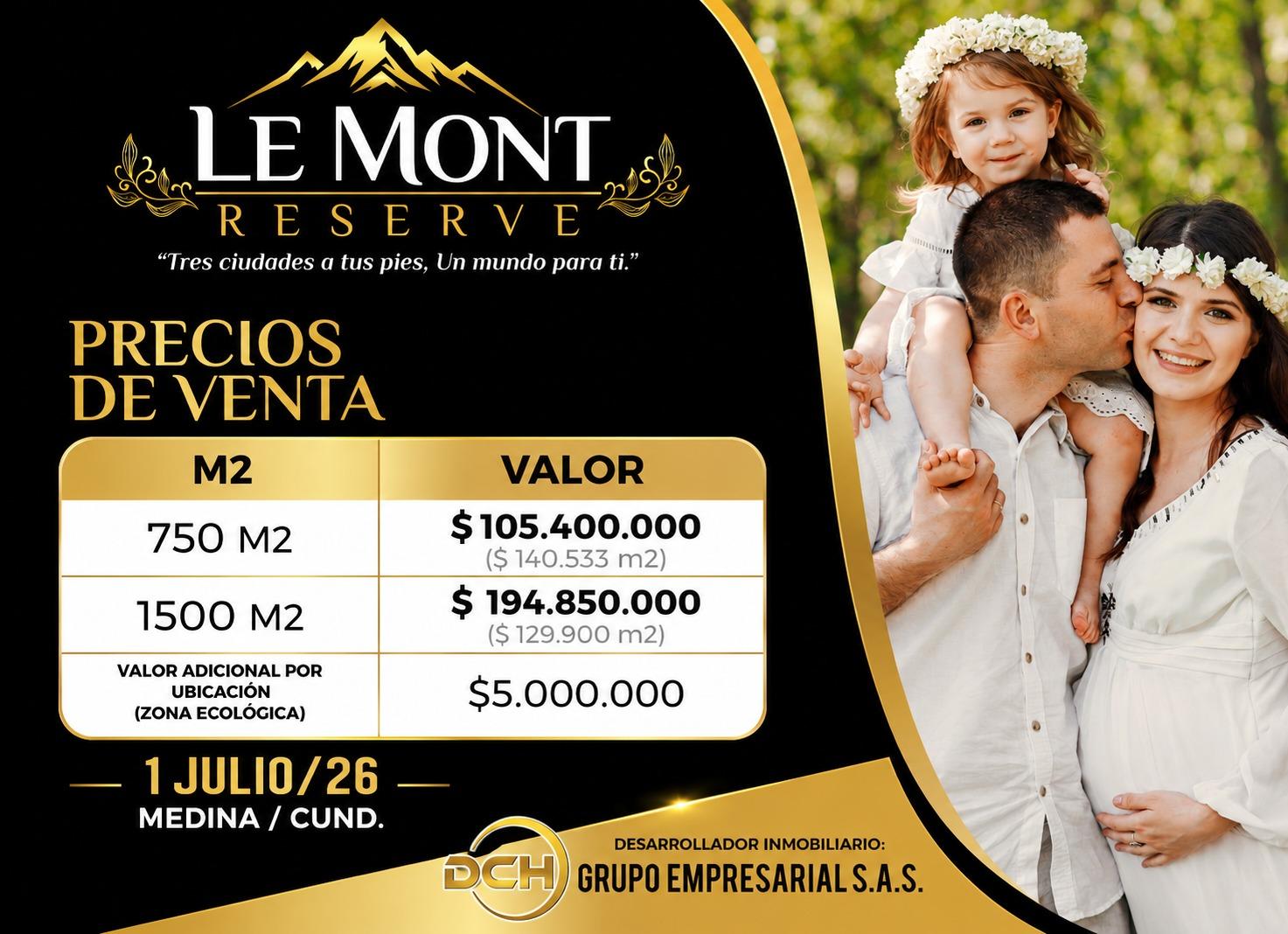 Ficha técnica y precios de Le Mont Reserve