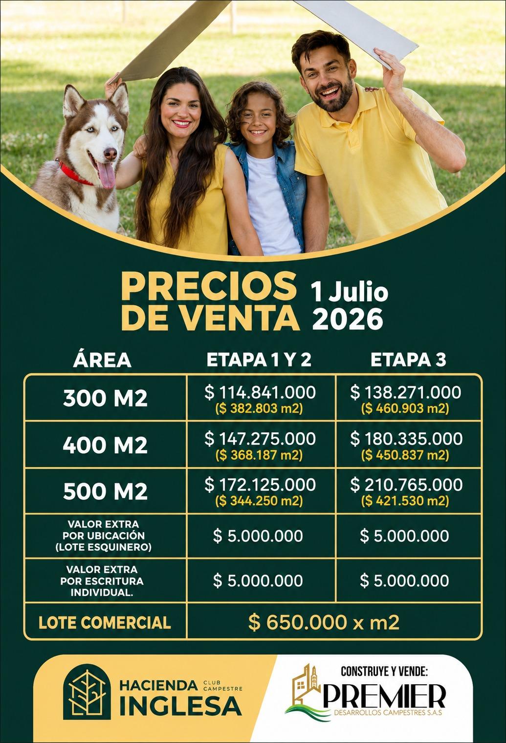 Ficha técnica y precios de Hacienda Inglesa